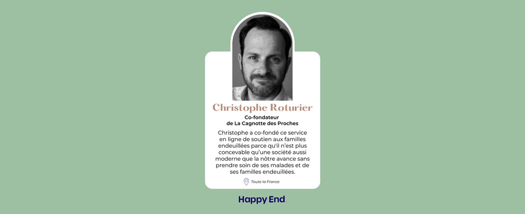 Portrait de Christophe Roturier par Happy End