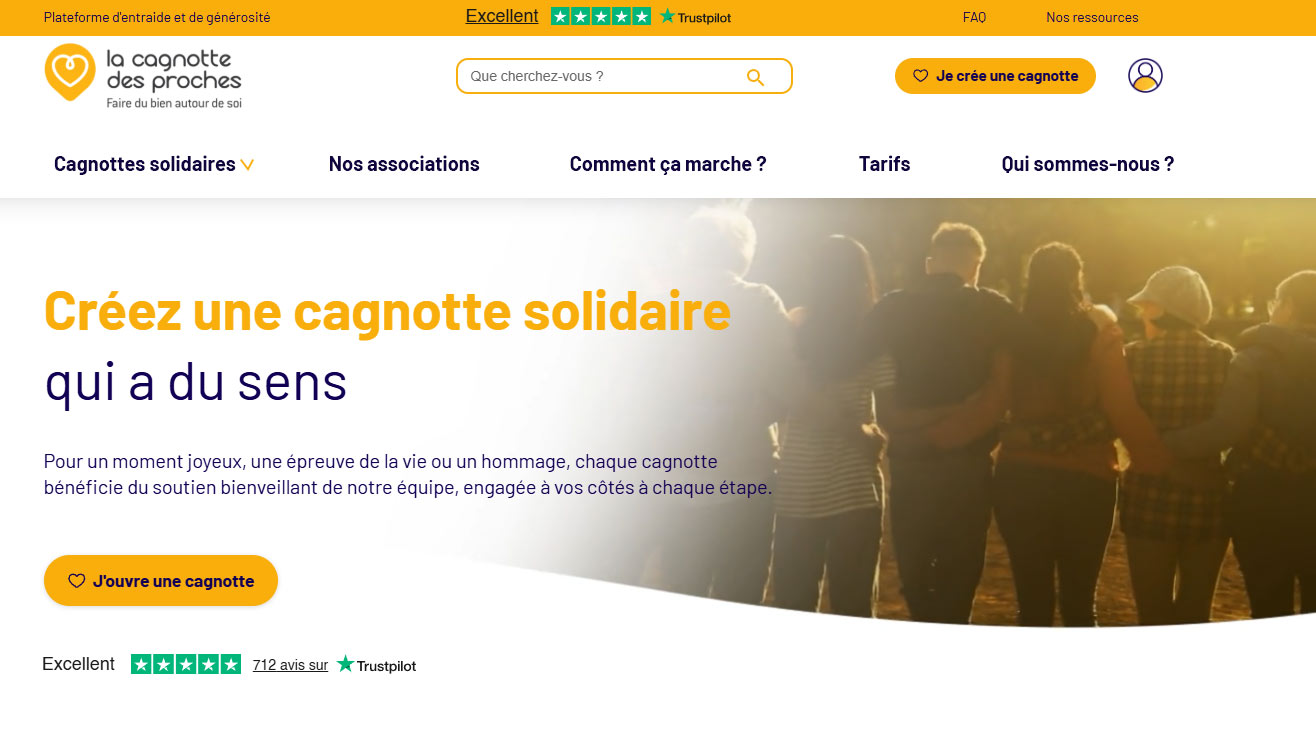 Financement participatif : les 13 meilleurs sites de crowdfunding 11 La Cagnotte des Proches