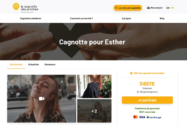 Cagnotte en ligne