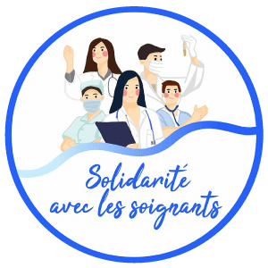 LOGO solidarite avec les soignants