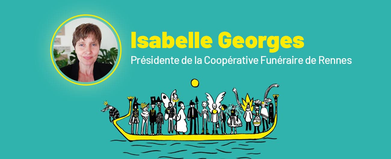 Isabelle, Présidente de la Coopérative Funéraire de Rennes