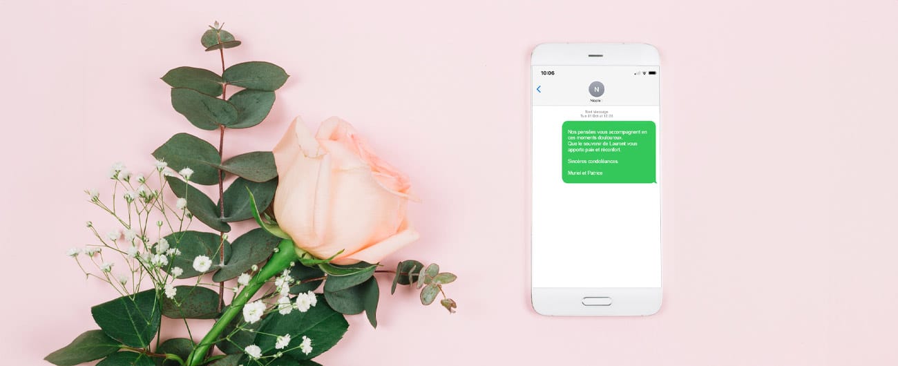 Quel message d'accompagnement pour vos fleurs de deuil ? - Dans Nos Coeurs