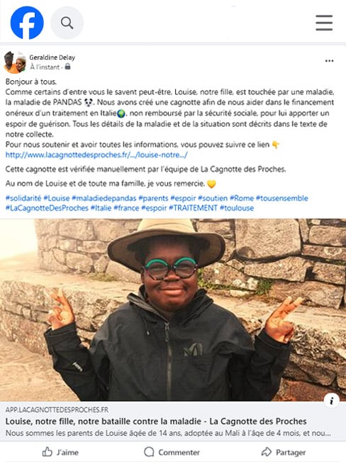 Exemple de partage de la cagnotte