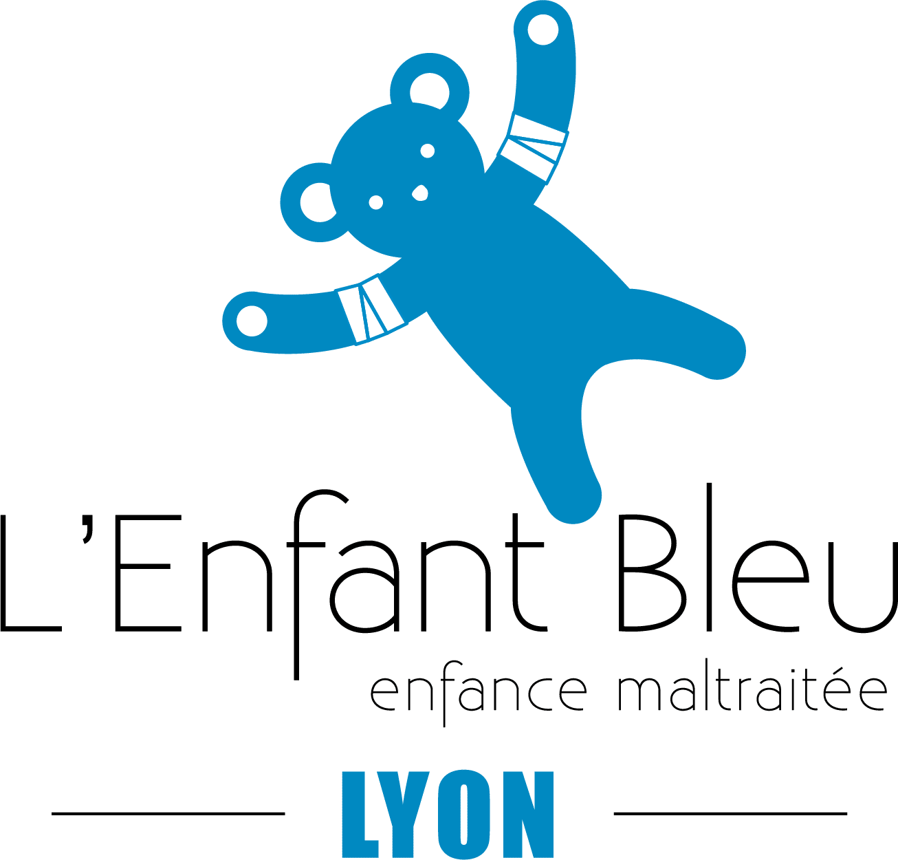 logo-association-﻿L'Enfant Bleu, enfance maltraitée - Rhône