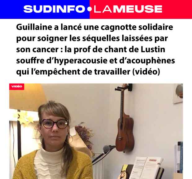 Guillaine a lancé une cagnotte solidaire pour soigner les séquelles laissées par son cancer