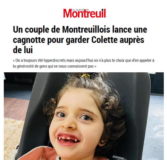 Un couple de Montreuillois lance une cagnotte pour garder Colette auprès de lui