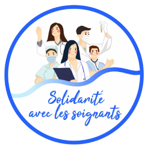Logo association solidarite avec les soignantss