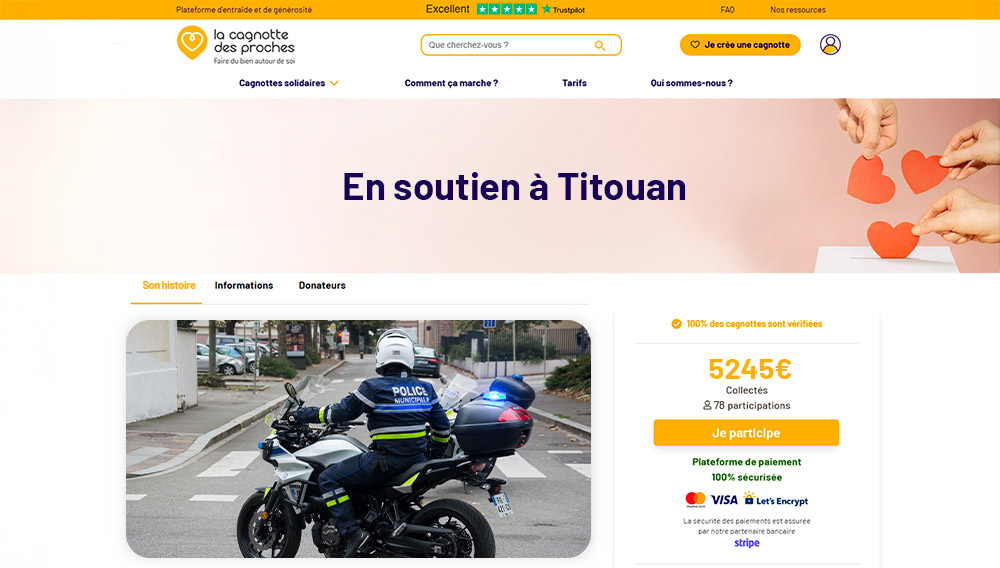 Cagnotte policiers 16 Pourquoi créer une cagnotte gendarmes et policiers ?