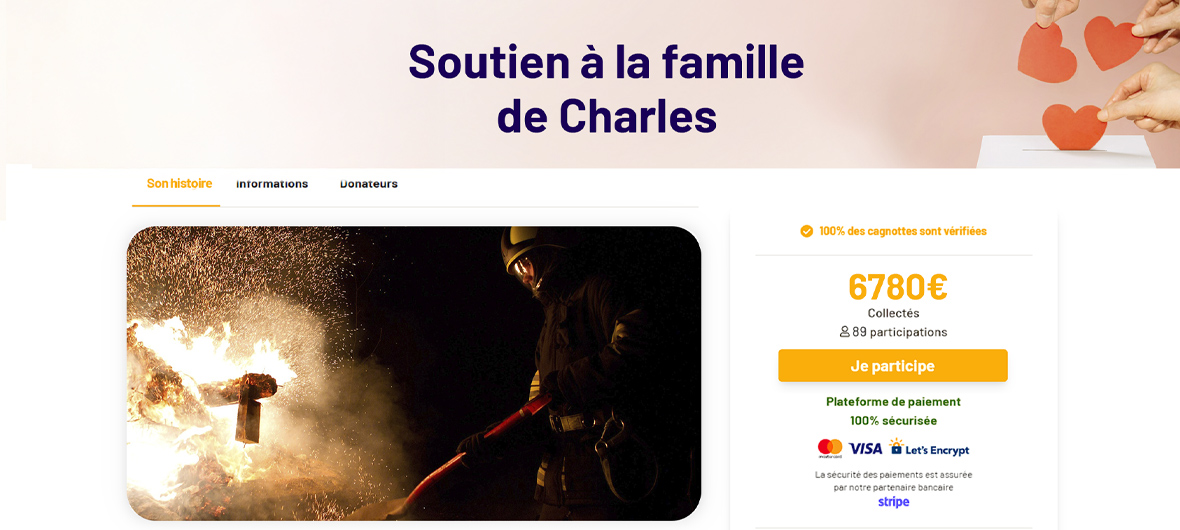 Cagnotte pompiers 16 Pourquoi ouvrir une cagnotte pompiers ?