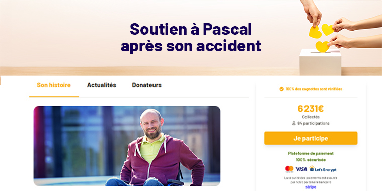 Cagnotte accident de la vie 26 Ouvrir une cagnotte pour des accidents de la vie