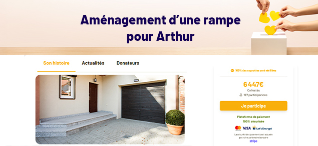 Cagnotte aménagement du domicile 32 Ouvrir une cagnotte pour aménager le domicile