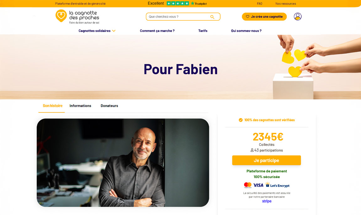 Cagnotte solidaire en entreprise : RH et CSE, engagez les salariés pour soutenir un collaborateur 9 Ouvrir une cagnotte solidaire en entreprise